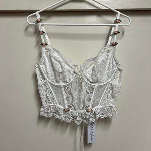 For Love and Lemons Chantilly Lace Bustier